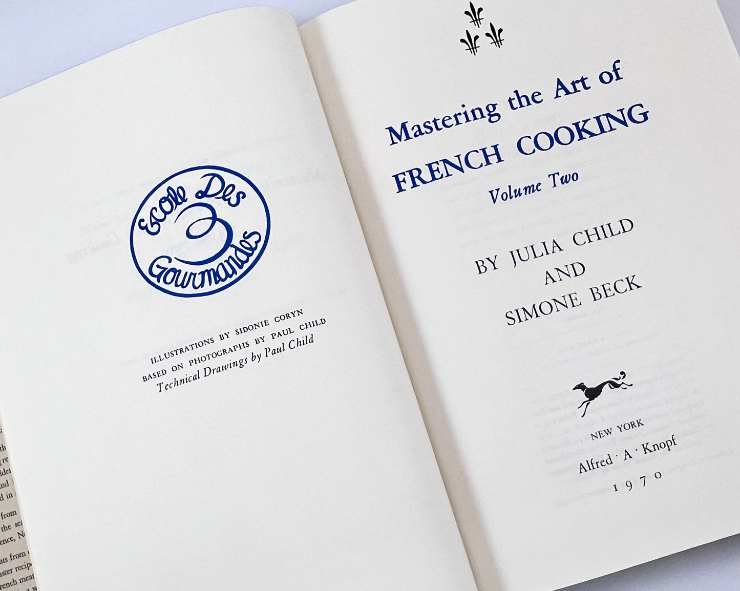 Mastering the Art of French Cooking, Volume 2, Julia Child, 1st Edition, 1970