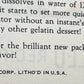 1932 Jell-O No Boil Recipe Booklet, Try the New Jell-O Cookbooklet