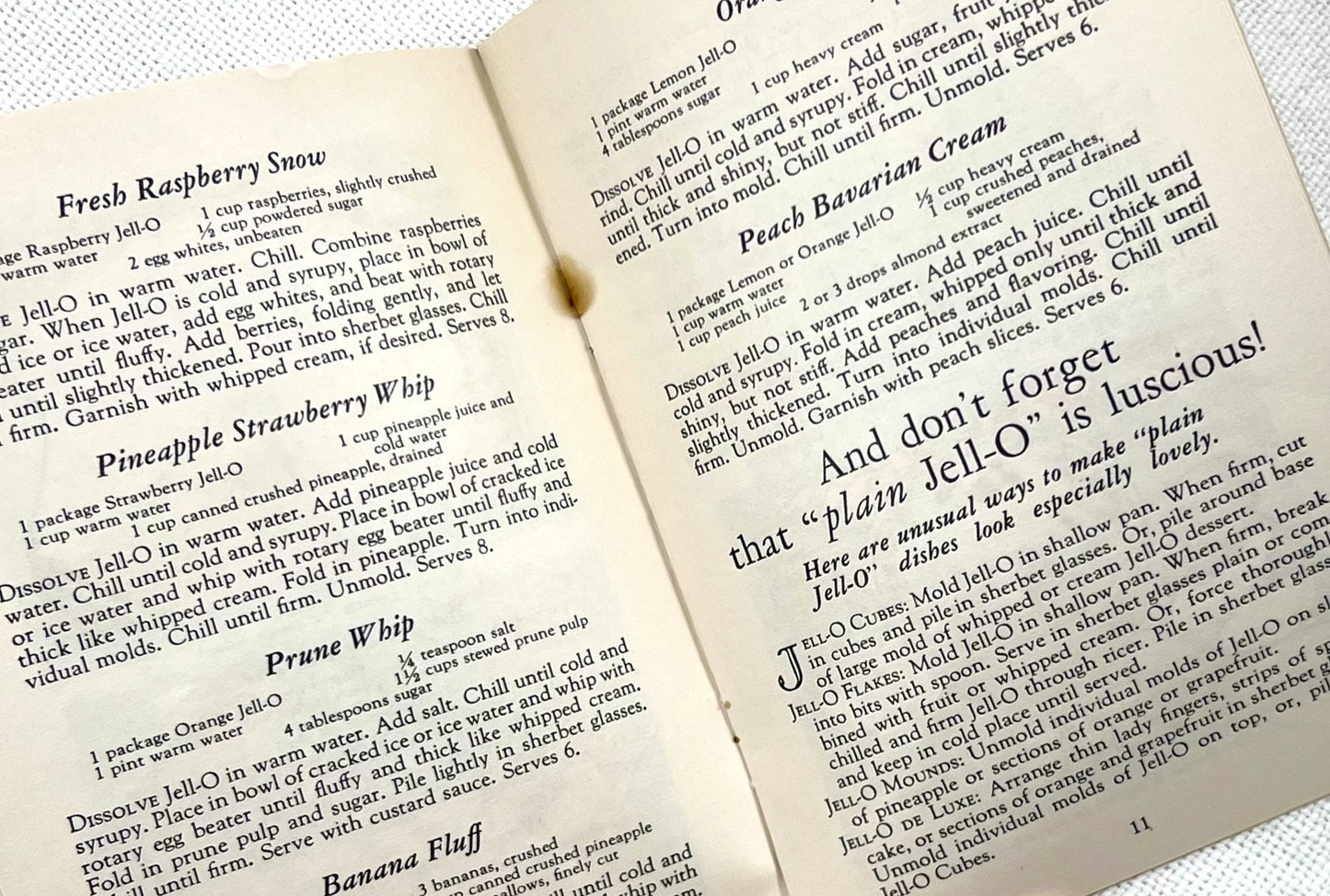 1932 Jell-O No Boil Recipe Booklet, Try the New Jell-O Cookbooklet