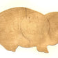Wooden Pig Bread/Cutting Board