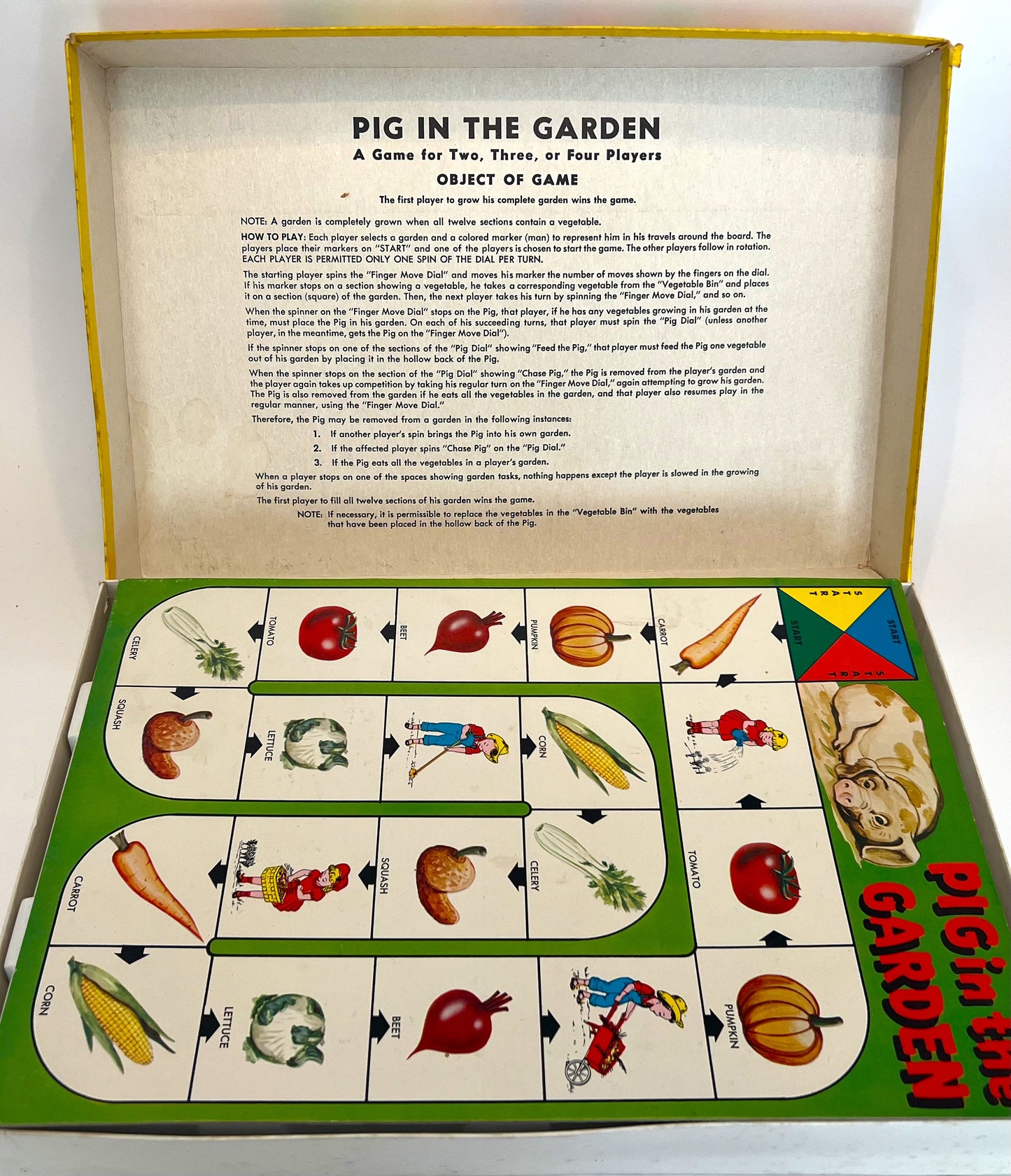 Pig in the Garden, A Schaper Party Game for Tiny Tots, 1950s