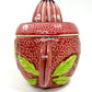 Hotta Yu Shoten Ceramic Reamer Juicer & Pitcher Set with Floral Design, 1920s-1930s Japan