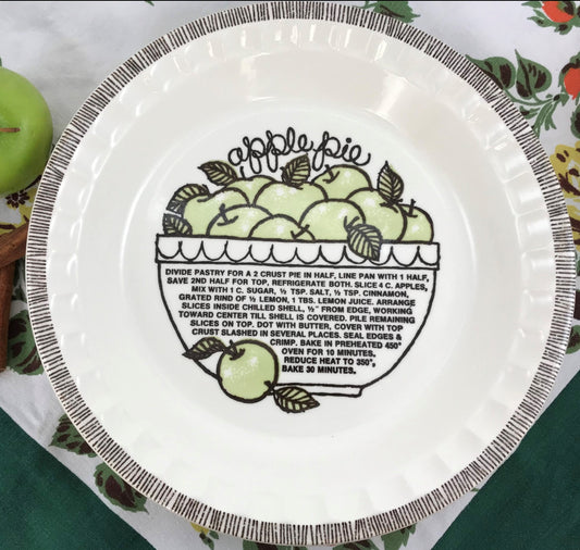 Royal China by Jeanette Apple Pie Recipe Plate