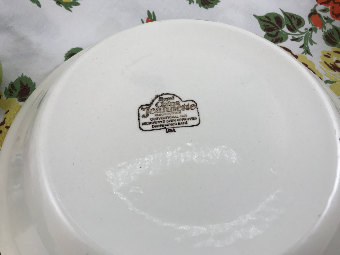 Royal China by Jeanette Apple Pie Recipe Plate