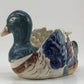 Occupied Japan Hand-painted Ceramic Duck Planter Vase Occupied Japan 1940s