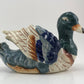 Occupied Japan Hand-painted Ceramic Duck Planter Vase Occupied Japan 1940s