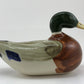 Goss Mallard Duck Planter, Hand-painted Glazed Porcelain, Mid-century