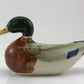 Goss Mallard Duck Planter, Hand-painted Glazed Porcelain, Mid-century