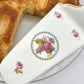 Ceramic Cake/Pie Server, Floral Fruit Basket Motif, Germany
