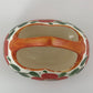 Coronet Poppy Basket Vase Planter, Hand-painted, Czechoslovakia 1920s