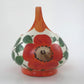 Coronet Poppy Basket Vase Planter, Hand-painted, Czechoslovakia 1920s