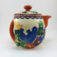 Peasant Art Bluebird Teapot, J. Mrazek Czechoslovakia 1920s