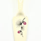 Pink Thistle Cake/Pie Server, Mid-century Ceramic