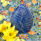 Stangl Terra Rose Standing Leaf Vase, Mid-century