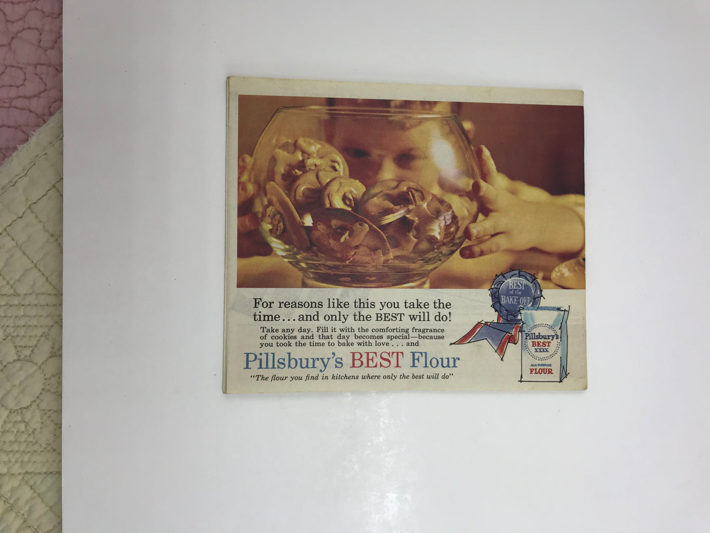 Pillsbury Butter Cookie Booklet Mid-century Pillsbury Bake-Off 1960