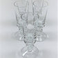 Mid-century Barware Set of Five Cordial Glasses