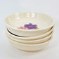 Franciscan Floral Earthenware Dinner Set of 4 Place Settings, 1970s