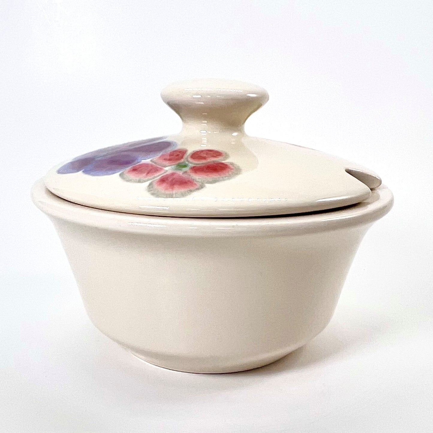 Franciscan Floral Earthenware Serving Bowl with Lid, 1970s