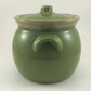 Hull Pottery Cookie Jar, Green Glaze with Lid, 1950s Oven-proof