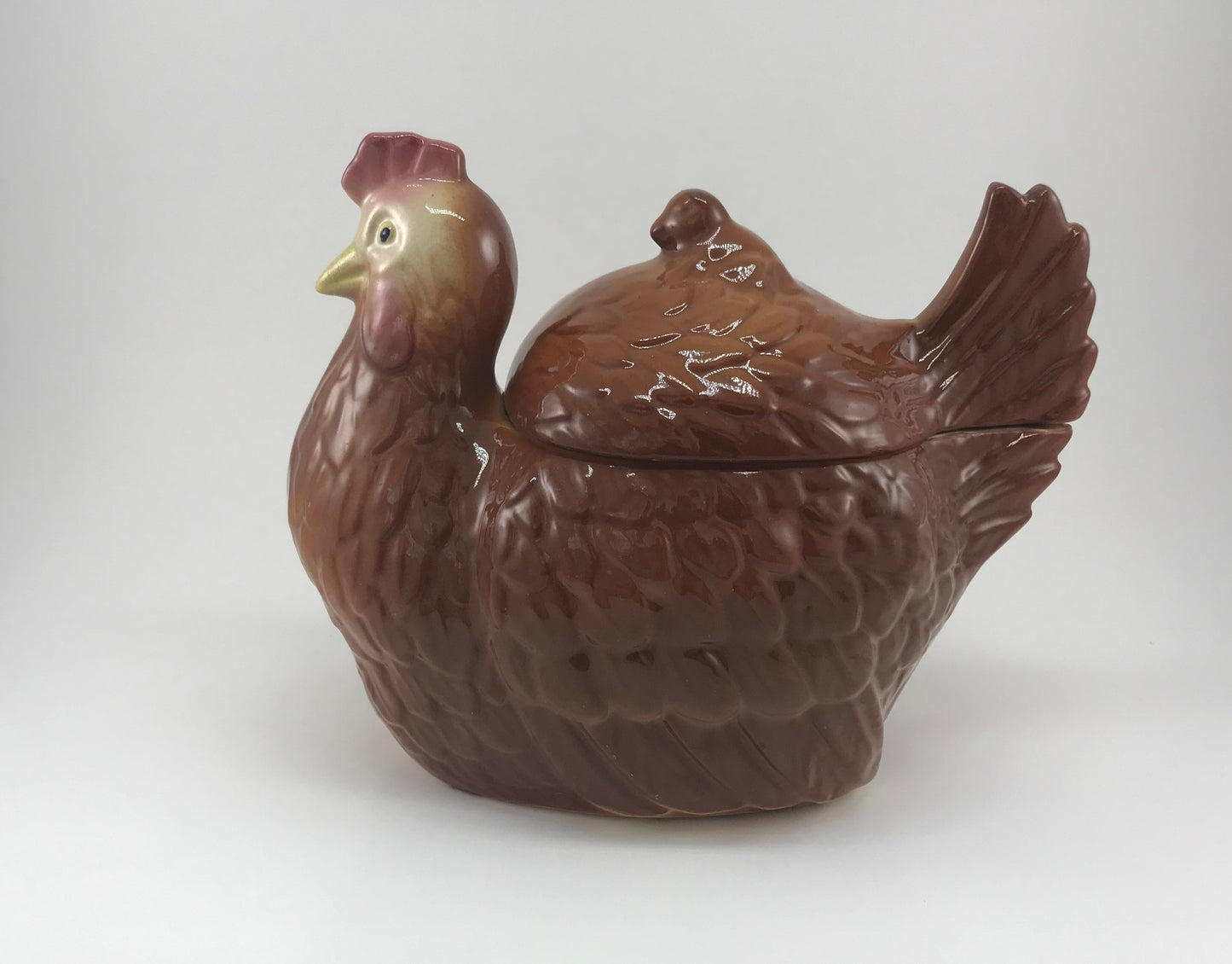 FAPCO Ceramic Hen and Chick Cookie Jar