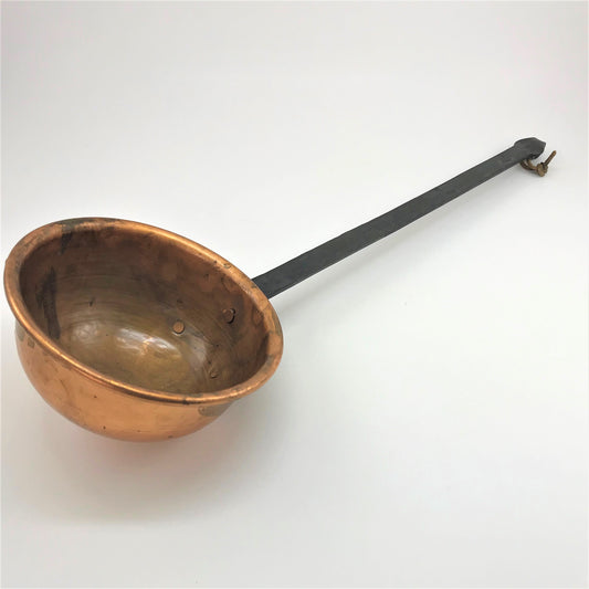 Ladle, Antique Copper with Wrought Iron Handle