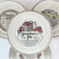 Strawberry Pie Recipe Plate, Royal China by Jeanette